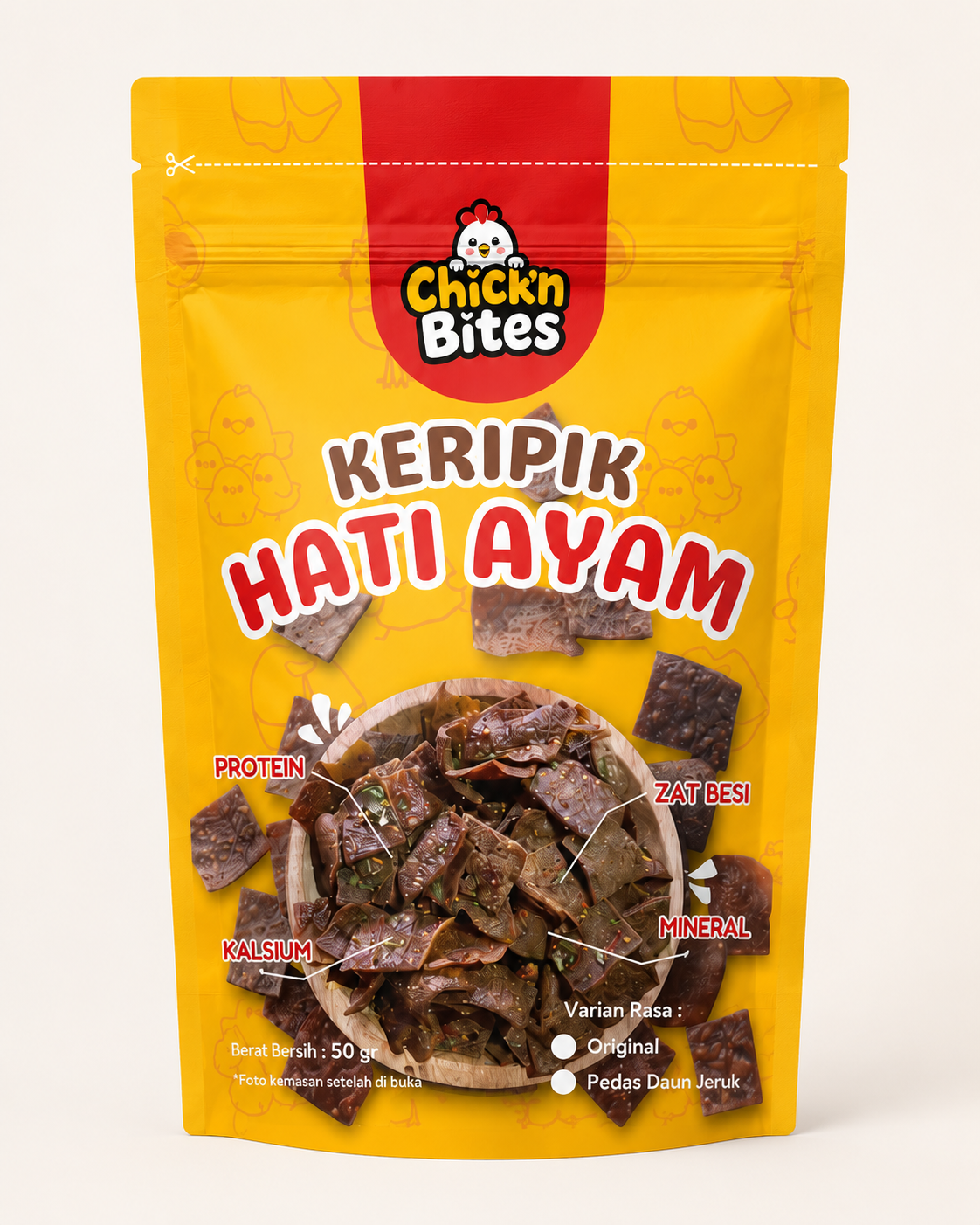 Keripik Hati Ayam Gurih Renyah Murah